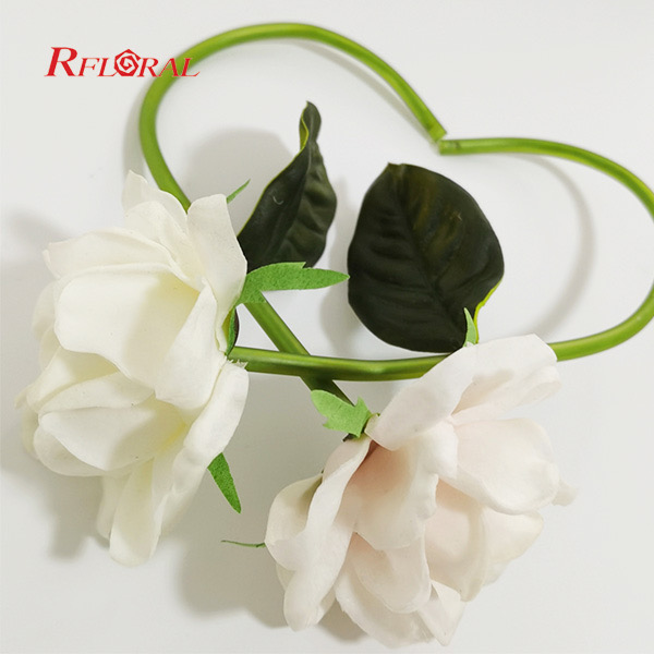 Manufacturer in China Polyurethane Gardenia Immortal Flower Handmade