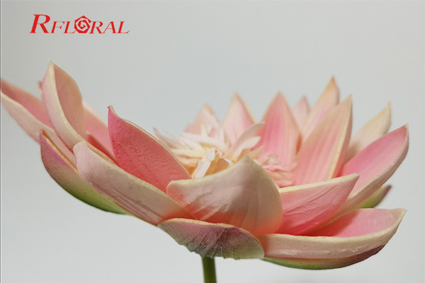 Artificial Lotus (Nymphaea Nelumbo) Made by Hand from Chinese Manufacturer