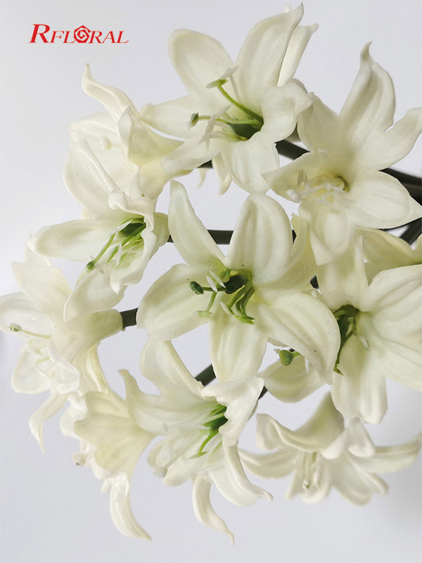 Nearly Natural Artificial Hyacinth Flower Bundle Bridal Bouquet