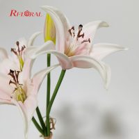 Fake Flower Small Asian Lily Bundle From Chinese Artificial Flower Factory