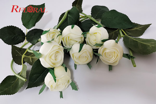 Cabbage Rose Bundle Faux Flower Bouquet For Wedding Indoor&Outdoor Decor