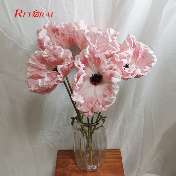 Poppy Flower For Remembrance Real Touch Artificial Flower Popular In UK