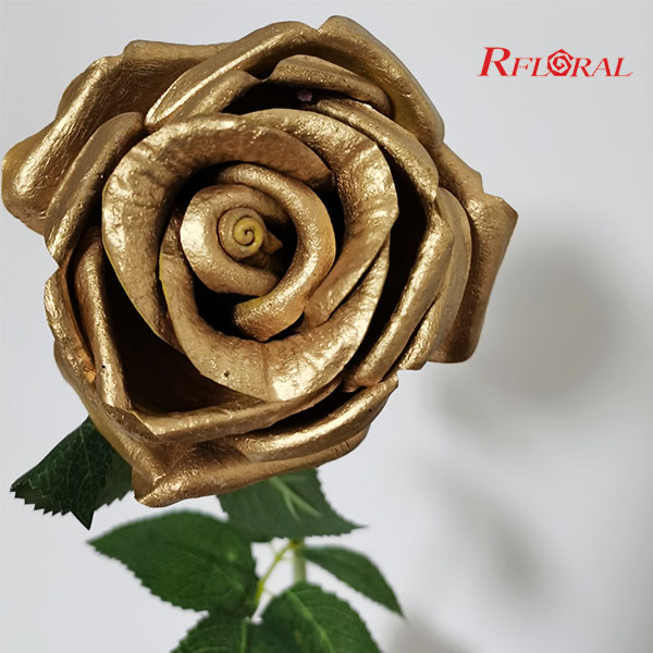 Luxury Artificial Tea Rose Real Touch Flower Wedding Flower Home Decor Floral Arrangement