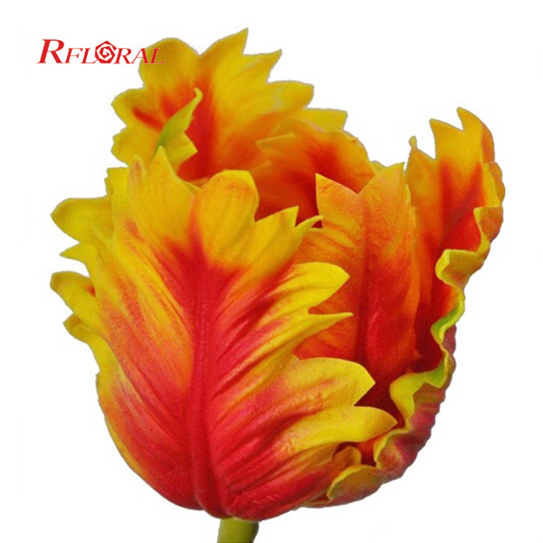 Artificial Parrot Tulip In Multiple Colors Large Flower Wedding Floral